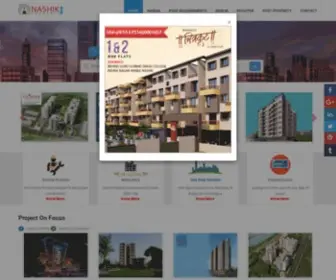 Nashikproperty.com(Nashik Real Estate Property Portal Site) Screenshot