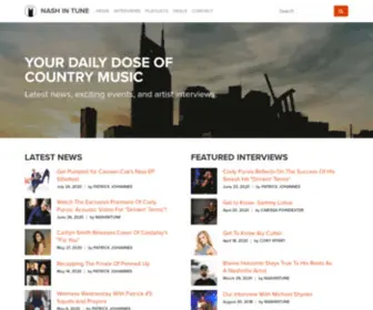 Nashintune.com(Nash In Tune) Screenshot