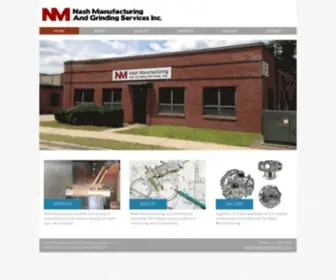 Nashmanufacturing.com(Nash Manufacturing & Grinding Services Inc) Screenshot