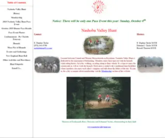 Nashobavalleyhunt.org(Nashoba Valley Hunt) Screenshot