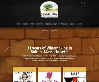Nashobawinery.com(Nashoba Valley Winery) Screenshot