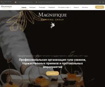 Nashpiter.ru(Magnifique Catering Group) Screenshot