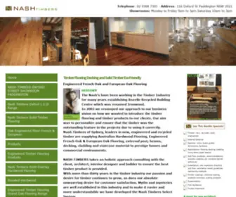 Nashtimbers.com.au(Timber Flooring Sydney Nash Timbers) Screenshot