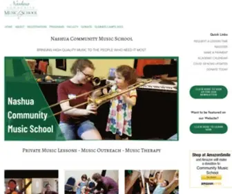 Nashuacms.org(The Nashua Community Music School) Screenshot