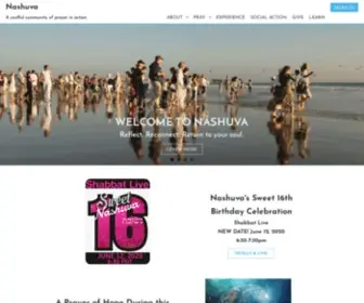 Nashuva.com(A soulful community of prayer in action) Screenshot