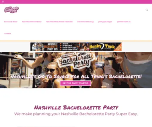 Nashvillebacheloretteparty.com(Nashville Bachelorette Party) Screenshot