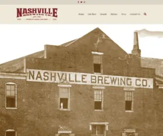 Nashvillebrewing.com(Nashville Brewing Company) Screenshot