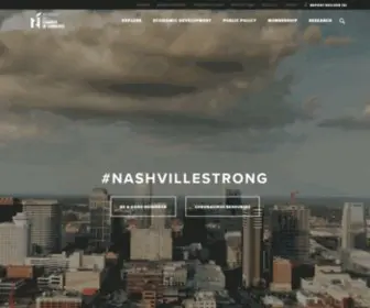 Nashvillechamber.com(The Nashville Chamber) Screenshot