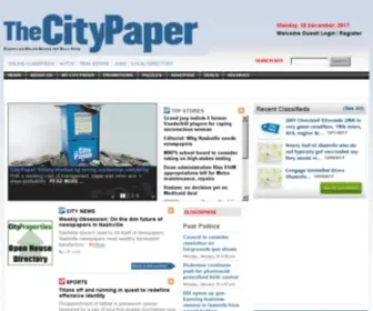Nashvillecitypaper.com(Nashville City Paper) Screenshot