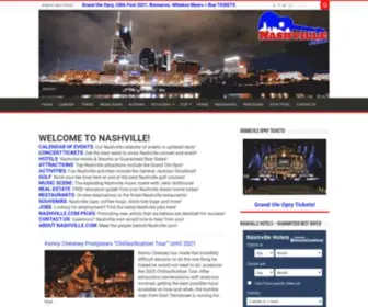 Nashville.com(Nashville Visitors Guide) Screenshot