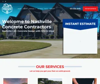 Nashvilleconcretecontractors.com(Nashville Concrete Contractors) Screenshot