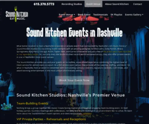 Nashvillecorporateevents.com(Nashville Corporate Events) Screenshot