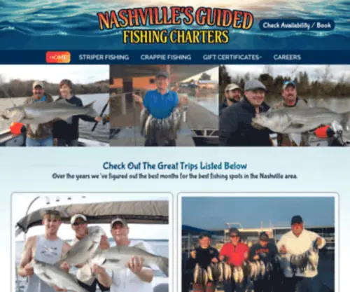Nashvillefishingcharters.com(Nashvillefishingcharters) Screenshot