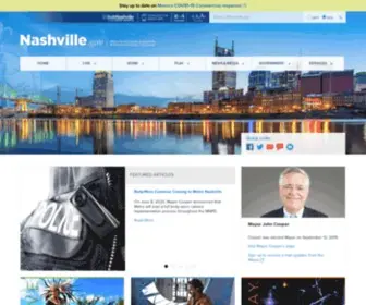 Nashville.gov(Nashville) Screenshot