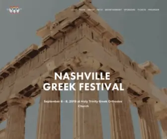 Nashvillegreekfestival.com(Nashville Greek Festival) Screenshot