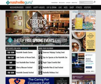 Nashvilleguru.com(Nashville Guru) Screenshot