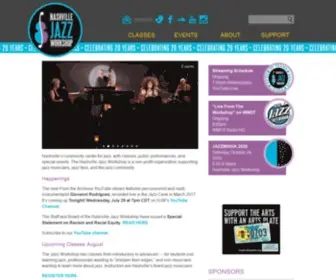 Nashvillejazz.org(Nashville Jazz Workshop) Screenshot