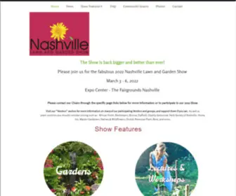 Nashvillelawnandgardenshow.com(Nashville Lawn and Garden Show) Screenshot