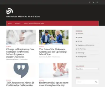 Nashvillemedicalnews.blog(Nashville Medical News Blog) Screenshot