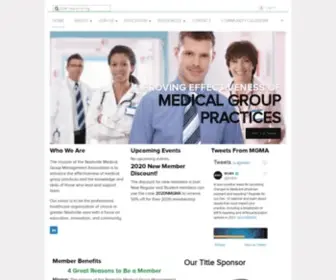 NashvillemGma.org(Nashville Medical Group Management Association) Screenshot