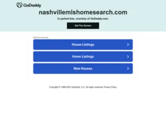 Nashvillemlshomesearch.com(Nashville Area Real Estate) Screenshot