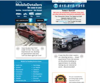 Nashvillemobiledetailers.com(Auto Detailing Nashville) Screenshot