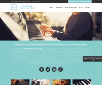 Nashvillemusicacademy.org(Nashville Music School offering Music Lessons) Screenshot