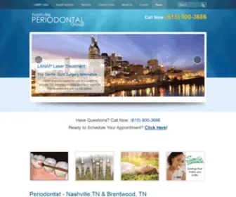 Nashvilleperio.com(Periodontist) Screenshot