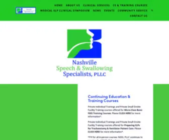 Nashvillespeechandswallowing.com(Nashville Speech & Swallowing Specialists) Screenshot