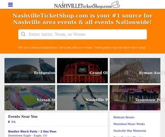 Nashvilleticketshop.com(Nashvilleticketshop) Screenshot