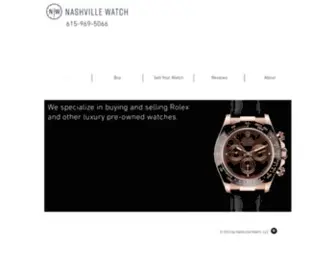 Nashvillewatch.com(We specialize in buying and selling Rolex and other luxury pre) Screenshot