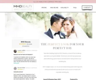 Nashvilleweddingstylist.com(Nashville Wedding Stylist by MHD Beauty) Screenshot