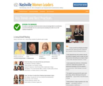 Nashvillewomenleaders.org(Nashville Womens Leadership Summit) Screenshot