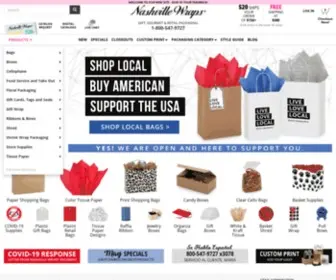 Nashvillewraps.com(Wholesale Gift Wrapping Supplies) Screenshot