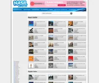 Nasilgidiliyor.com(Şehirler ve İlçeler Arası Mesafe Hesaplama Yol Haritası) Screenshot