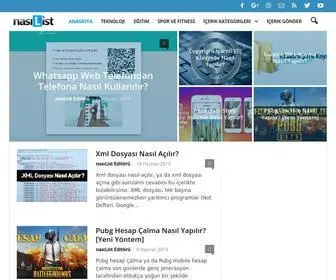 Nasilist.com(NasıList) Screenshot