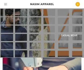 Nasimapparel.com(CUSTOM CLOTHING MANUFACTURER) Screenshot