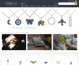 Nasip.net(Wholesale & Manufacture of Turkish Custom Jewelry Silver Jewellery Wholesale Turkish Silver JewelryWholesale & Manufacture of Turkish Custom Jewelry Silver Jewellery) Screenshot