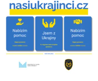 Nasiukrajinci.cz(Nasiukrajinci) Screenshot