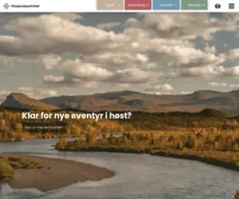 Nasjonalparkriket.no(Opplev Gudbrandsdalen) Screenshot