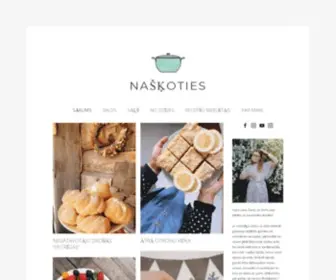 Naskoties.com(Našķoties) Screenshot