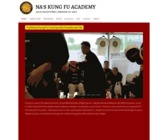 Naskungfu.com(Na's Kung Fu Academy) Screenshot