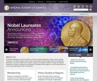 Nasonline.org(National Academy of Sciences) Screenshot