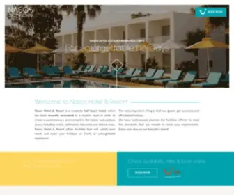 Nasoshotel.com(Nasos Hotel & Resort) Screenshot