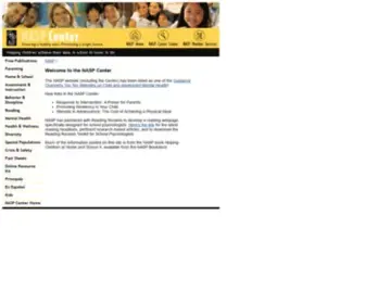 Naspcenter.org(The NASP Center) Screenshot