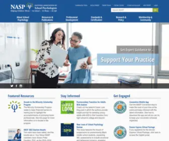 Nasponline.org(The national association of school psychologists (nasp)) Screenshot