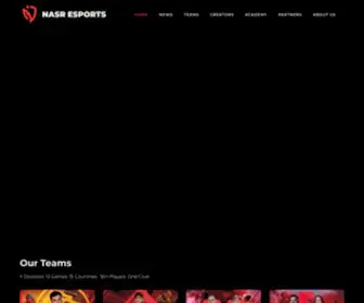 Nasresports.com(Nasr Esports) Screenshot