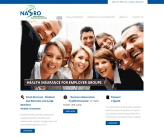 Nasro-CO-OP.com(NASRO Health Insurance Cooperative) Screenshot