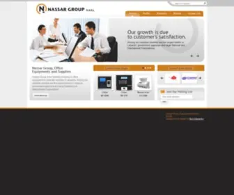 Nassaroffice.com(Nassar Group s.a.r.l) Screenshot