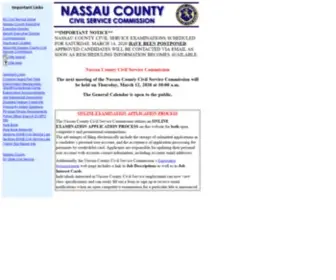 Nassaucivilservice.com(Nassaucivilservice) Screenshot
